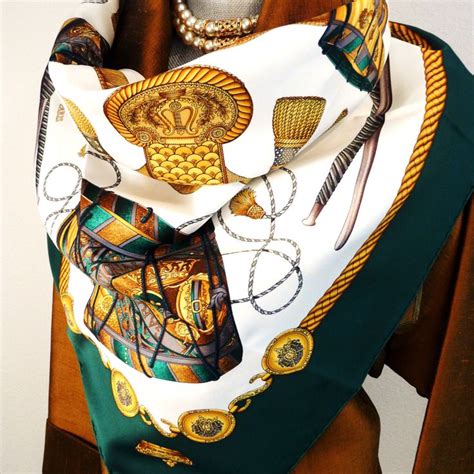 hermes scarf hunter design|authentic hermes scarves.